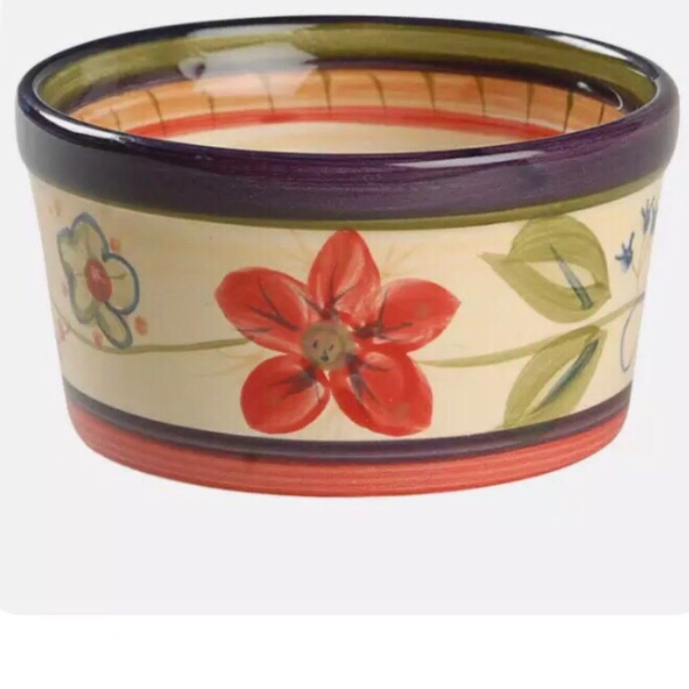 Simone dipping ramekin custard bowl HD DESIGNS Floral 8468767